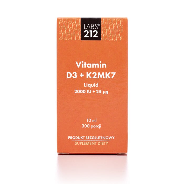 Labs212 Vitamin D3 + K2MK7 Liquid 10 ml Witamina D3 + K2 - Sklep Witaminki.pl