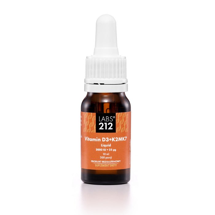 Labs212 Vitamin D3 + K2MK7 Liquid 10 ml Witamina D3 + K2 - Sklep Witaminki.pl