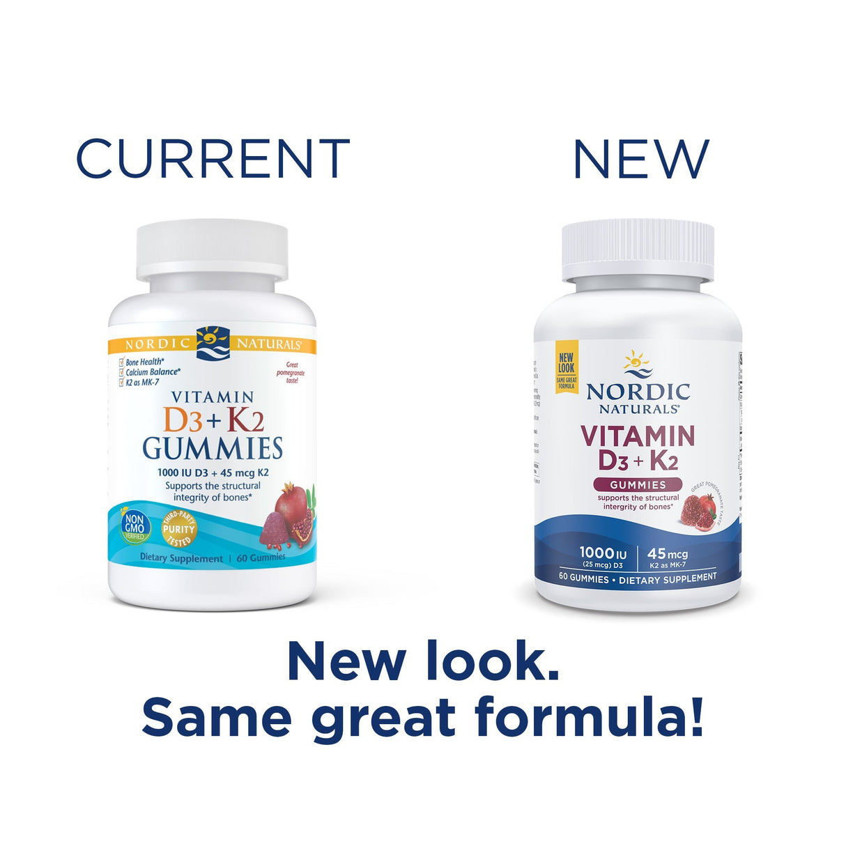 Witamina D3 + K2 Nordic Naturals Vitamin D3+K2 Gummies 60 gummies Granat - Sklep Witaminki.pl