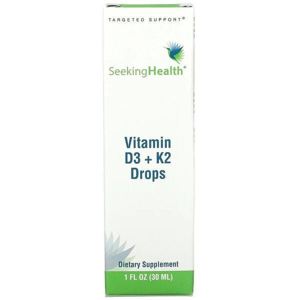 Seeking Health Vitamin D3 + K2 Drops 30 ml Witamina D3 + K2 - Sklep Witaminki.pl