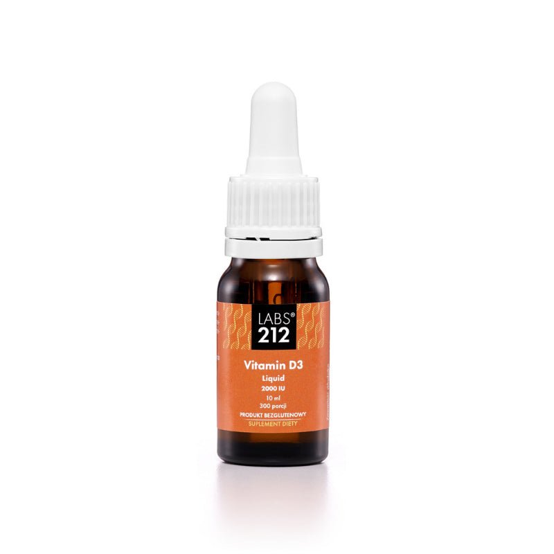Labs212 Vitamin D3 Liquid 10 ml Witamina D3 - Sklep Witaminki.pl