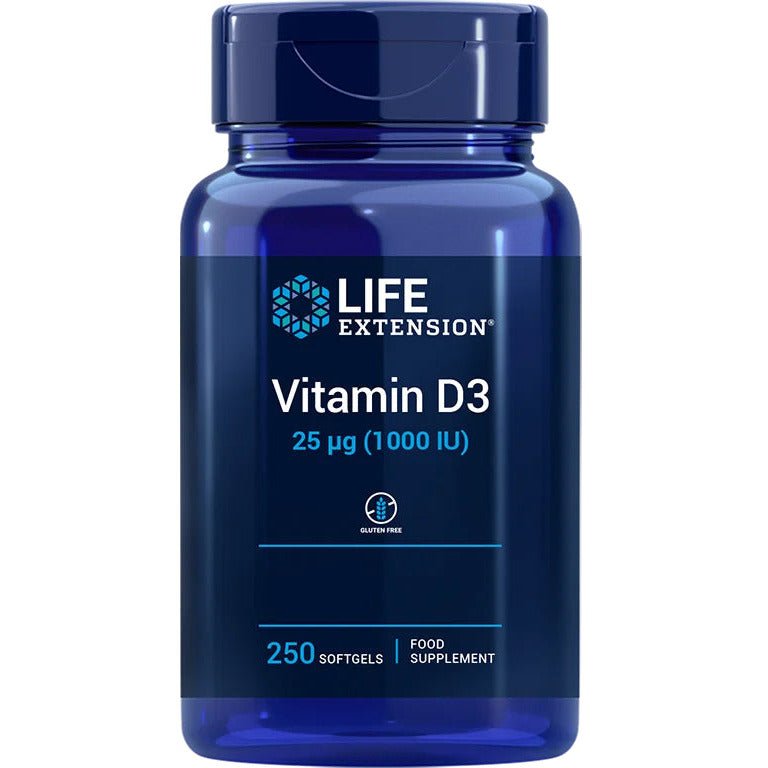 Life Extension Vitamin D3 1000 IU EU 250 caps Witamina D3 - Sklep Witaminki.pl
