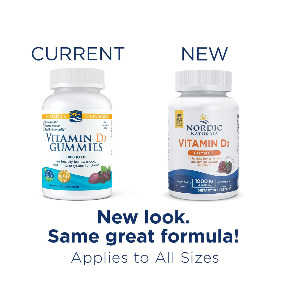 Witamina D3 Nordic Naturals Vitamin D3 Gummies 60 gummies Owoce Leśne - Sklep Witaminki.pl