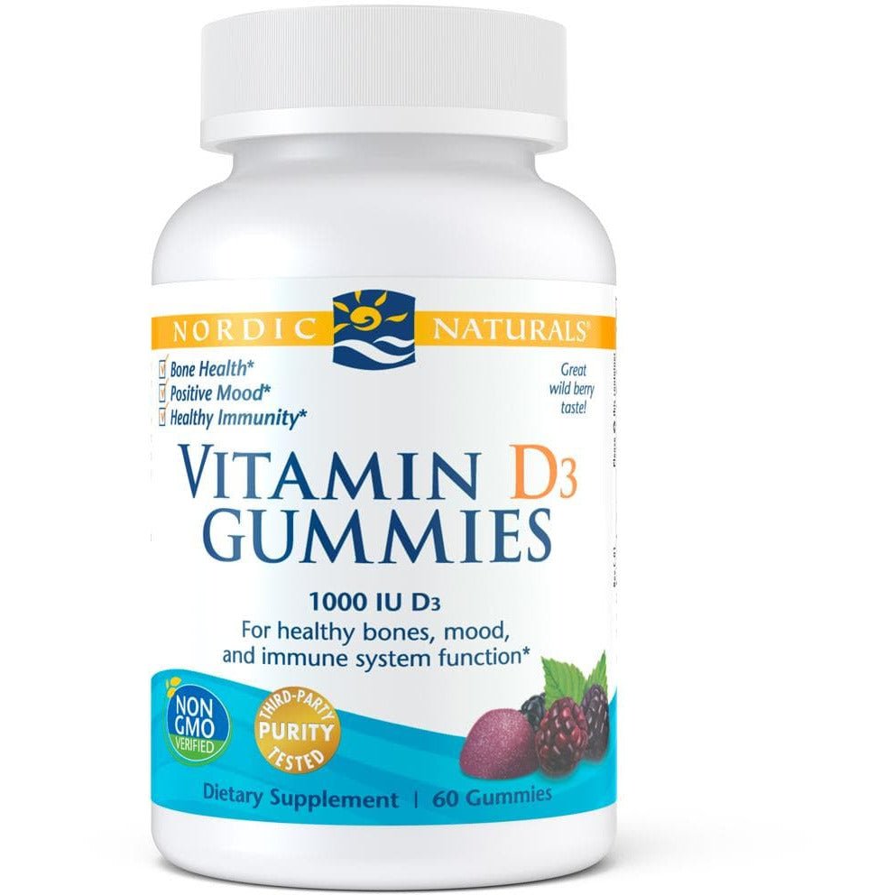 Witamina D3 Nordic Naturals Vitamin D3 Gummies 60 gummies Owoce Leśne - Sklep Witaminki.pl