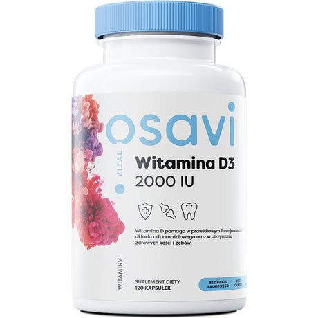 Witamina D3 Osavi Witamina D3 2000IU 120 caps - Sklep Witaminki.pl
