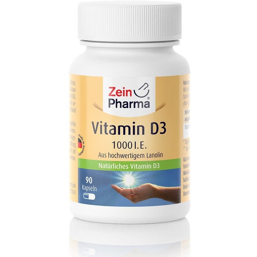 Zein Pharma Vitamin D3 1000 IU 90 caps Witamina D3 - Sklep Witaminki.pl