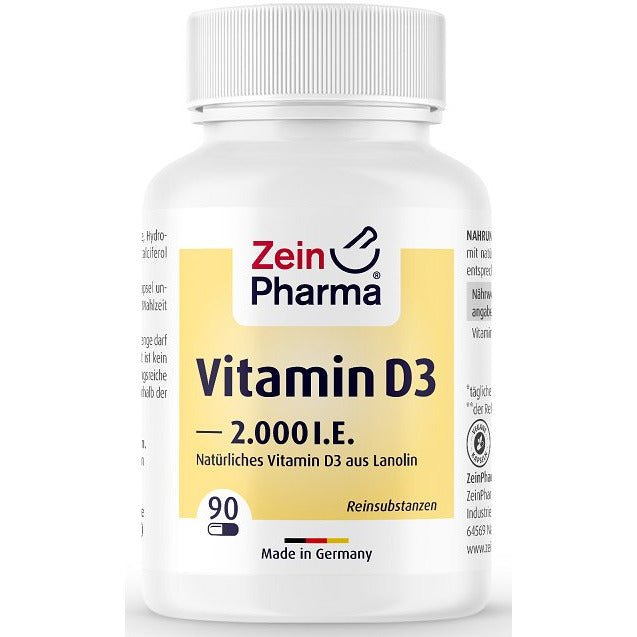 Zein Pharma Vitamin D3 2000IU 90 caps Witamina D3 - Sklep Witaminki.pl