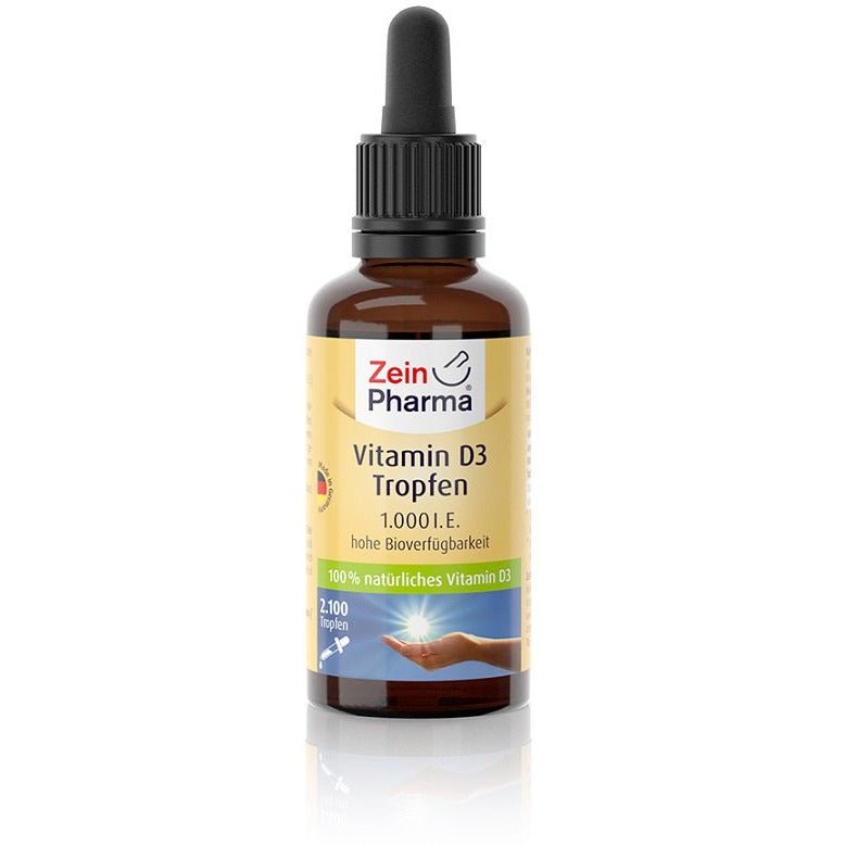 Zein Pharma Vitamin D3 Drops 1000 IU 50 ml Witamina D3 - Sklep Witaminki.pl
