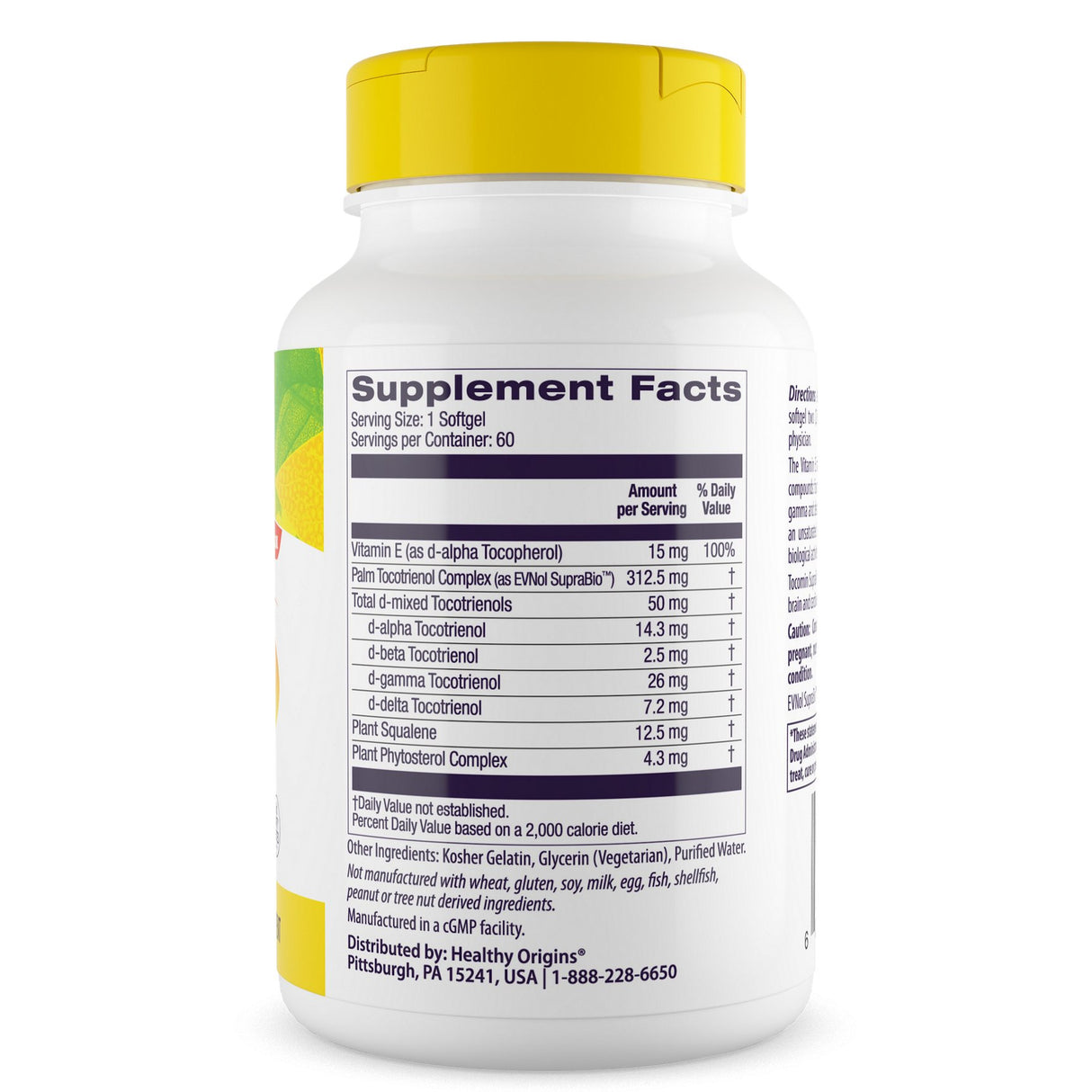 Witamina E Healthy Origins Tocomin SupraBio 50 mg 60 softgels - Sklep Witaminki.pl