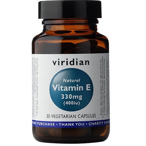 Witamina E Viridian Natural Vitamin E 330mg (400IU) 30 caps - Sklep Witaminki.pl