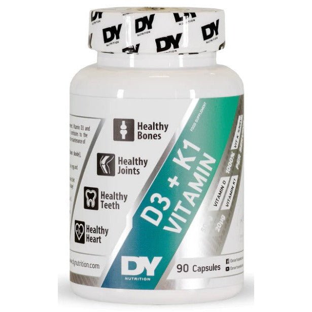 DY Nutrition (Dorian Yates) D3 + K1 Vitamin 90 caps Witamina K1 - Sklep Witaminki.pl