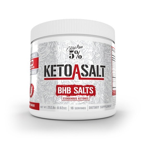 5% Nutrition Keto aSALT with goBHB Salts Cherry Limeade 252 g - Sklep Witaminki.pl