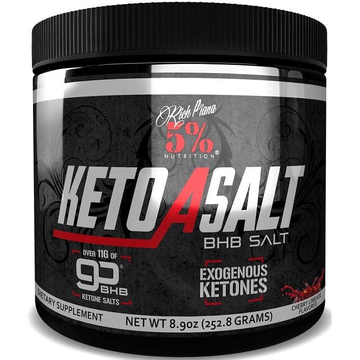 5% Nutrition Keto aSALT with goBHB Salts Cherry Limeade 252 g - Sklep Witaminki.pl