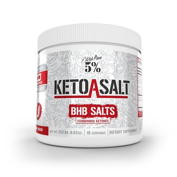 5% Nutrition Keto aSALT with goBHB Salts Cherry Limeade 252g - Sklep Witaminki.pl