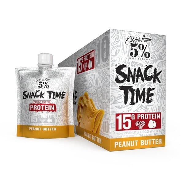 5% Nutrition Snack Time 10 pouches Peanut Butter - Sklep Witaminki.pl