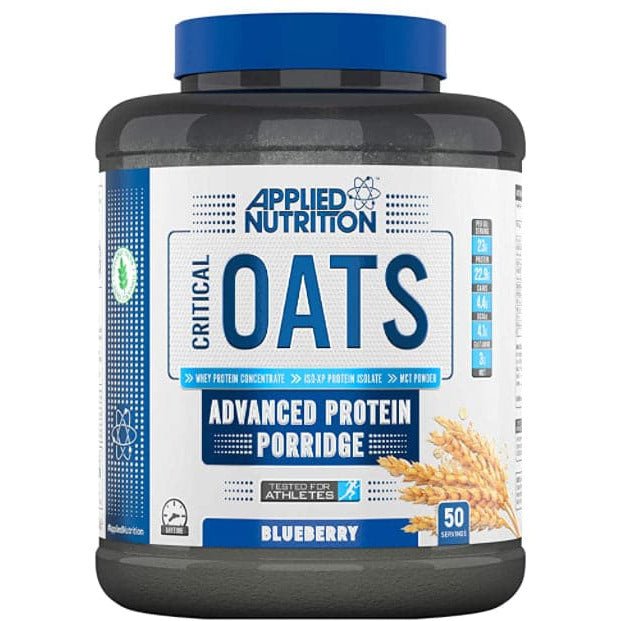 Witaminy i suplementy diety Applied Nutrition Critical Oats Protein Porridge Blueberry 3000 g - Sklep Witaminki.pl