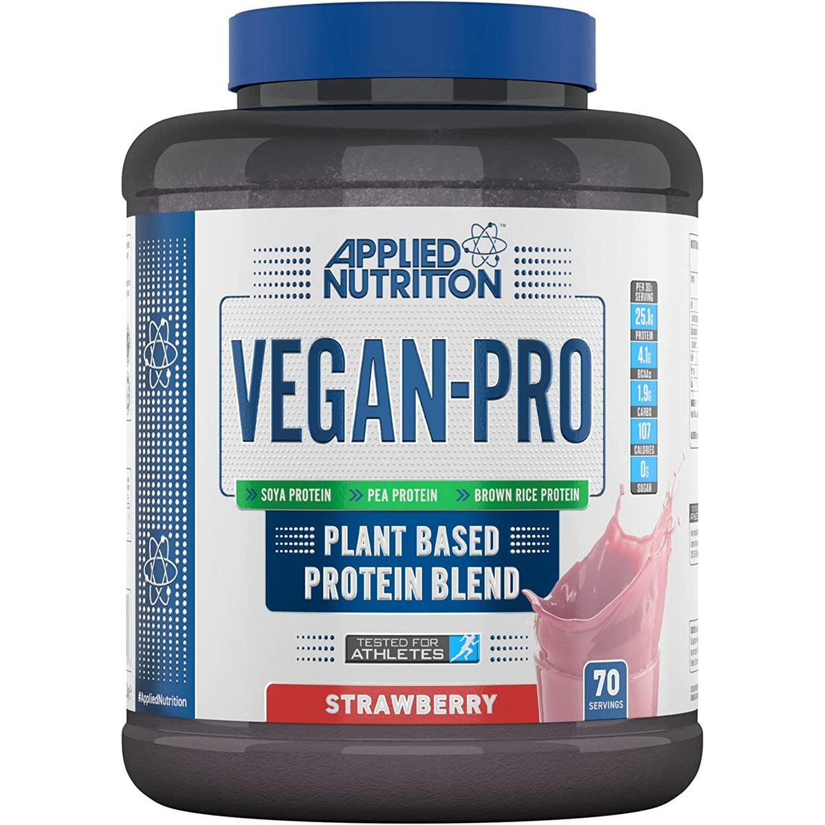 Applied Nutrition Vegan - Pro Strawberry 2100 g Odżywka Białkowa - Sklep Witaminki.pl