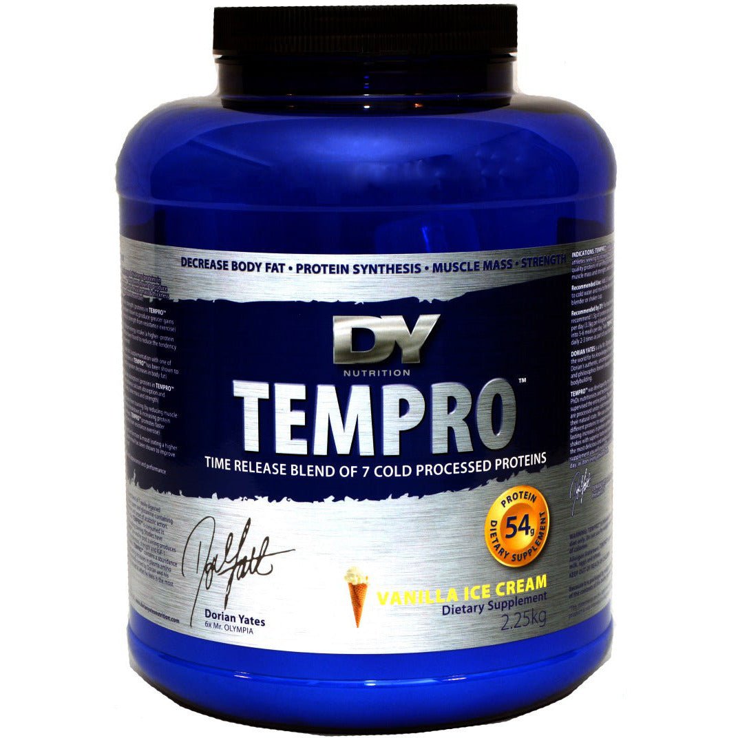 DY Nutrition (Dorian Yates) Tempro Vanilla 2250 g Odżywka Białkowa - Sklep Witaminki.pl