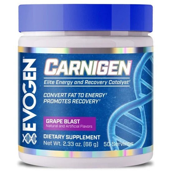 Witaminy i suplementy diety Evogen Carnigen Grape 66 g - Sklep Witaminki.pl