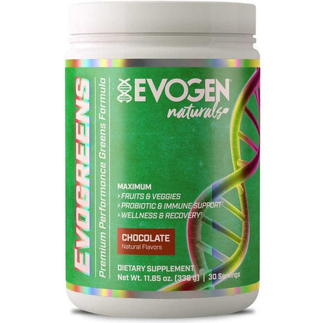 Witaminy i suplementy diety Evogen Evogreens Naturals Chocolate 336 g - Sklep Witaminki.pl