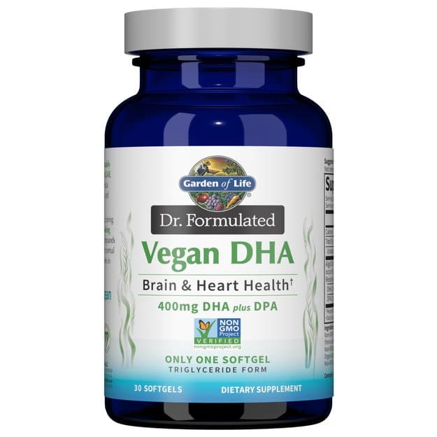 Garden of Life Dr. Formulated Vegan DHA 30 softgels Kwasy Omega - 3 dla Wegan - Sklep Witaminki.pl