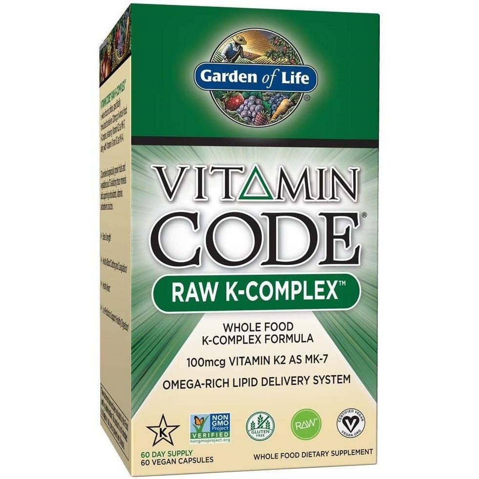 Garden of Life Vitamin Code RAW K - Complex 60 vcaps Witamina K2 - Sklep Witaminki.pl