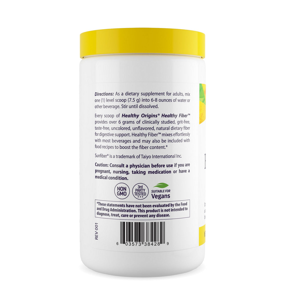 Healthy Origins Healthy Fiber 225 g Błonnik - Sklep Witaminki.pl