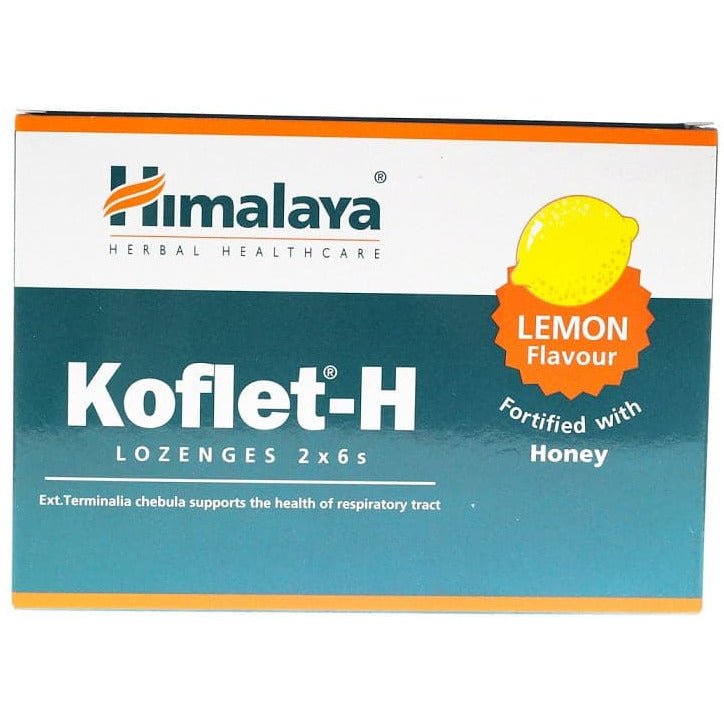Witaminy i suplementy diety Himalaya Koflet-H Lemon 12 lozenges - Sklep Witaminki.pl