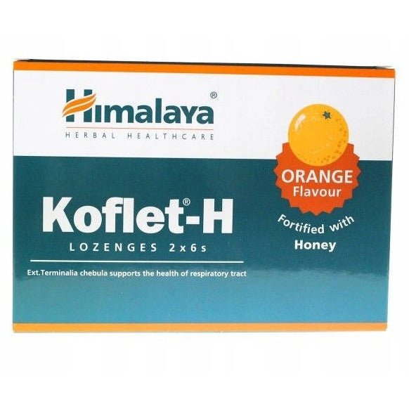 Witaminy i suplementy diety Himalaya Koflet-H Orange 12 lozenges - Sklep Witaminki.pl