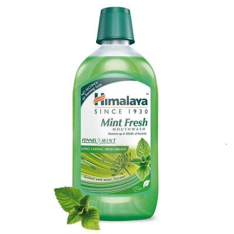 Himalaya Płyn do płukania jamy ustnej Świeżość Mięty 450 ml Płyn do płukania jamy ustnej - Sklep Witaminki.pl