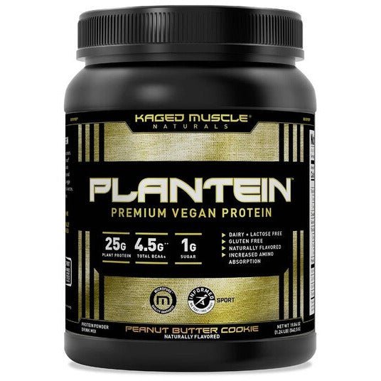 Kaged Muscle Plantein Peanut Butter Cookie 562 g Odżywka Białkowa - Sklep Witaminki.pl