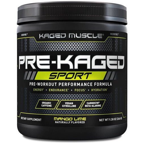 Witaminy i suplementy diety Kaged Muscle Pre-Kaged Sport Mango Lime 266 g - Sklep Witaminki.pl