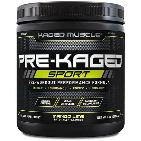 Witaminy i suplementy diety Kaged Muscle Pre-Kaged Sport Mango Lime 266 g - Sklep Witaminki.pl