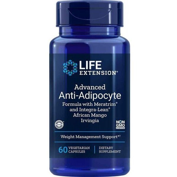 Life Extension Advanced Anti - Adipocyte Formula with Meratrim and Integra - Lean African Mango Irvingia 60 vcaps Kompleks wspierający odchudzanie - Sklep Witaminki.pl