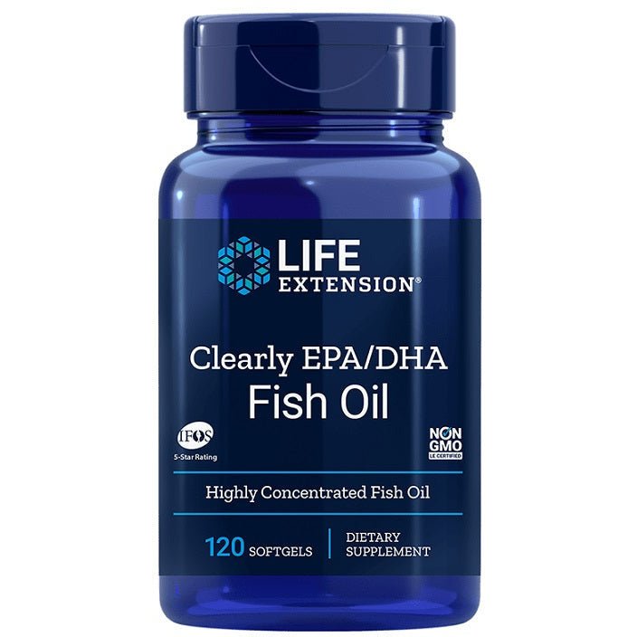 Life Extension Clearly EPA/DHA 120 softgels Kwasy Omega - 3 - Sklep Witaminki.pl