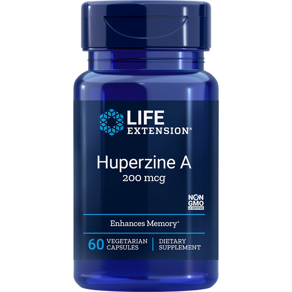 Life Extension Huperzine A 200 mcg 60 vcaps Hupercyna - Sklep Witaminki.pl