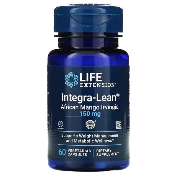 Life Extension Integra - Lean African Mango Irvingia 150mg 60 vcaps Afrykańskie Mango - Sklep Witaminki.pl