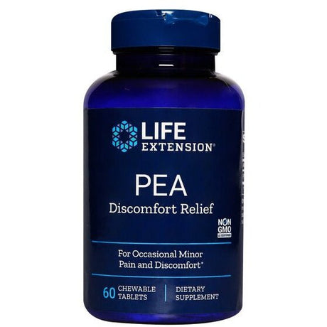 Witaminy i suplementy diety Life Extension PEA Discomfort Relief 60 chewable tablets - Sklep Witaminki.pl