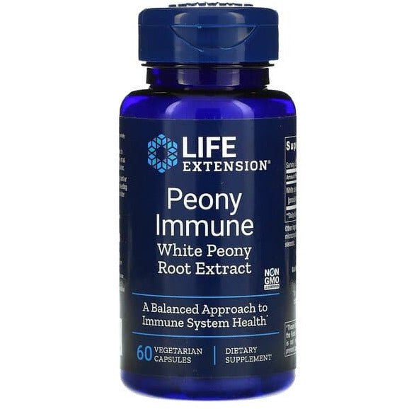 Witaminy i suplementy diety Life Extension Peony Immune 60 vcaps - Sklep Witaminki.pl