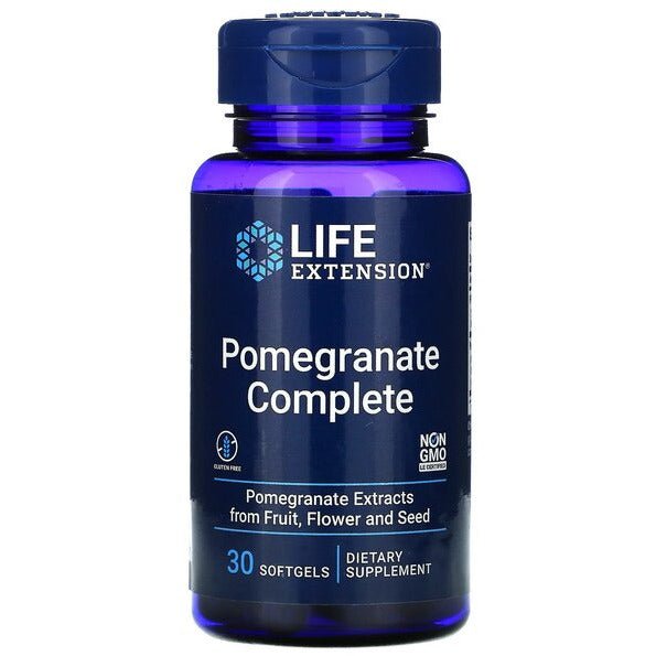 Life Extension Pomegranate Complete 30 softgels Granat - Sklep Witaminki.pl