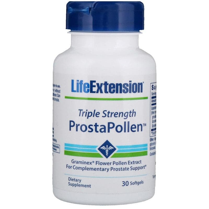 Witaminy i suplementy diety Life Extension ProstaPollen Triple Strength 30 softgels - Sklep Witaminki.pl
