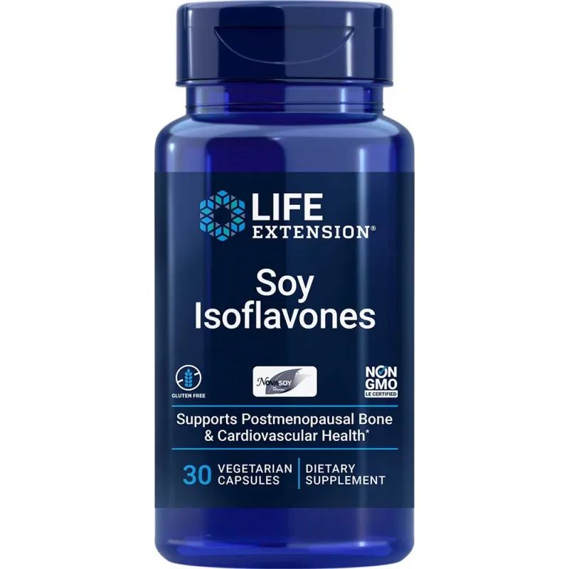 Life Extension Super Absorbable Soy Isoflavones 30 caps Izoflawony Sojowe - Sklep Witaminki.pl