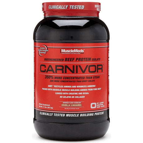 Witaminy i suplementy diety MuscleMeds Carnivor Chocolate 1019 g - Sklep Witaminki.pl