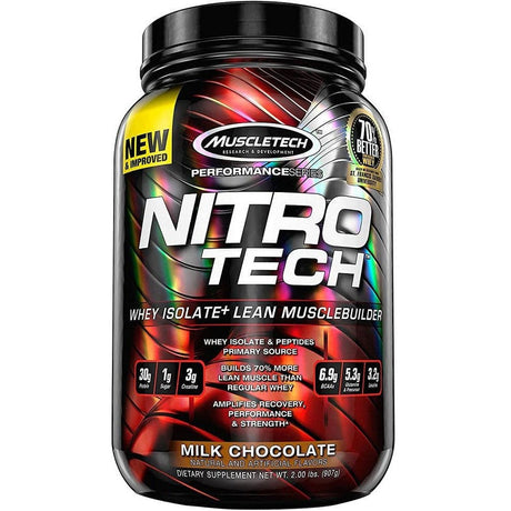 Witaminy i suplementy diety MuscleTech Nitro-Tech Cookies & Cream 907 g - Sklep Witaminki.pl