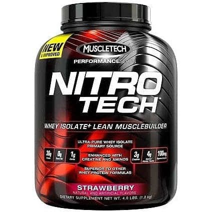 Witaminy i suplementy diety MuscleTech Nitro-Tech Milk Chocolate 1800 g - Sklep Witaminki.pl