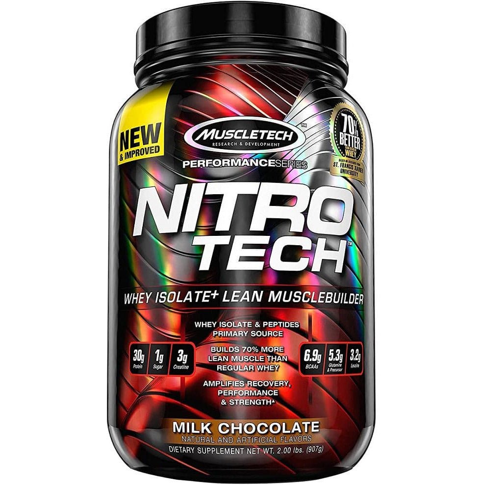 Witaminy i suplementy diety MuscleTech Nitro-Tech Strawberry 1800 g - Sklep Witaminki.pl