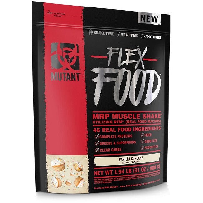 Mutant Flex Food Vanilla Cupcake 880g Gainer - Sklep Witaminki.pl