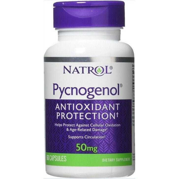Natrol Pycnogenol 50 mg 60 caps Ekstrakt z Kory Sosny - Sklep Witaminki.pl