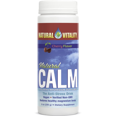 Witaminy i suplementy diety Natural Vitality Natural Calm 226 g Cherry - Sklep Witaminki.pl