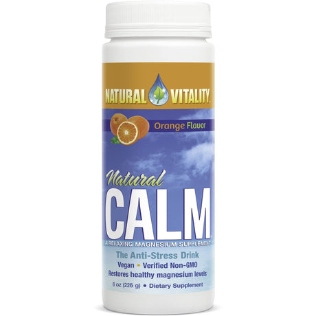 Witaminy i suplementy diety Natural Vitality Natural Calm 226 g Orange - Sklep Witaminki.pl